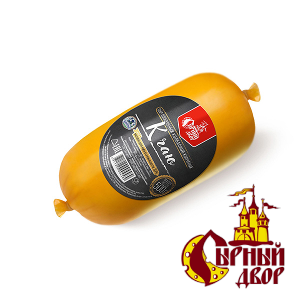 Сыр плавленый колбасный копчёный «К чаю» 30% жирности