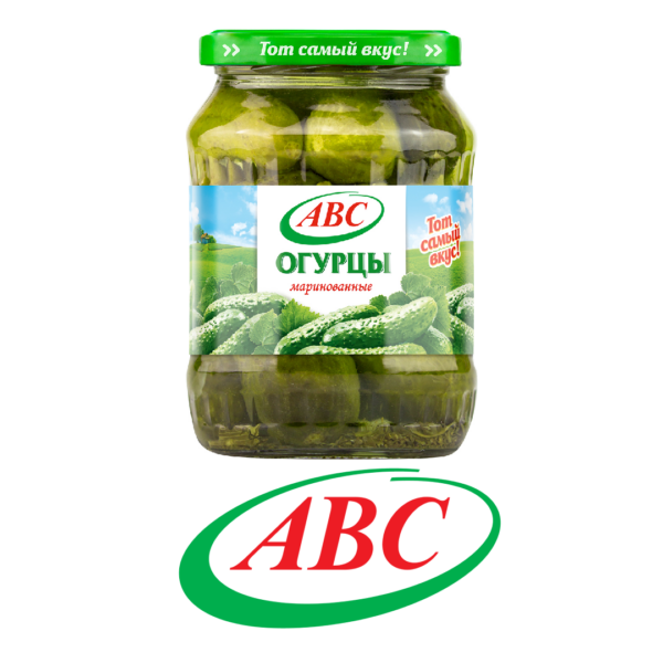 Огурцы маринованные АВС