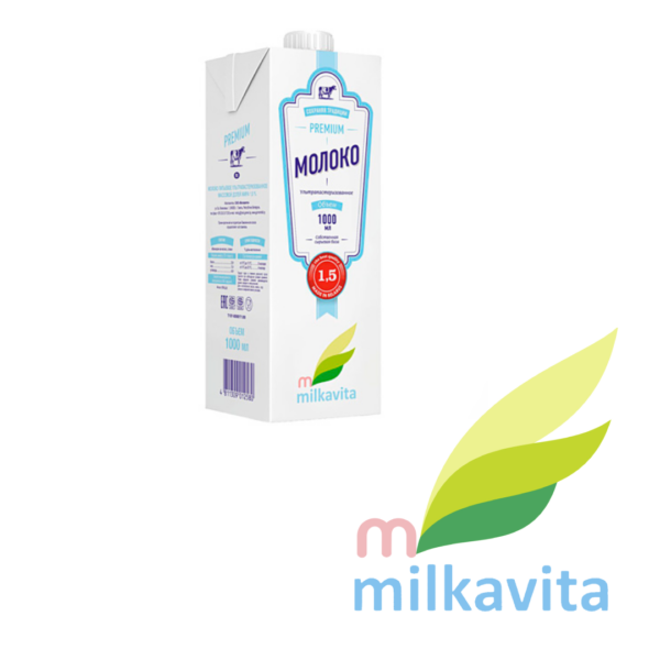 Молоко ультрапастеризованное 1,5%